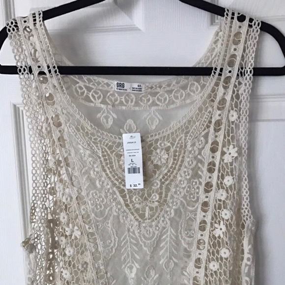 🍒 2/20$ Garage Crochet Ivory Top - Picture 12 of 12